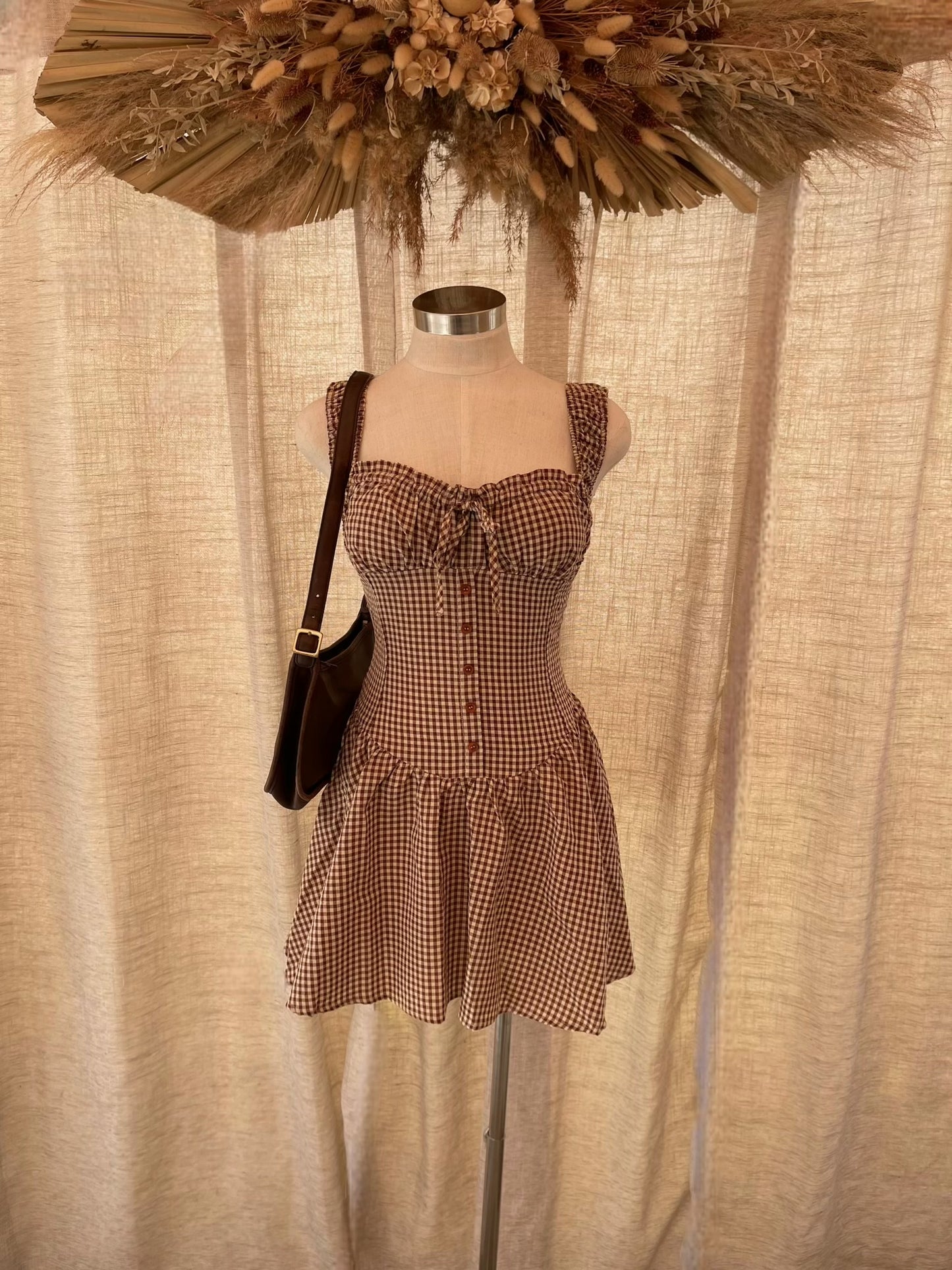 High Horse Gingham Dress- LAST S!!