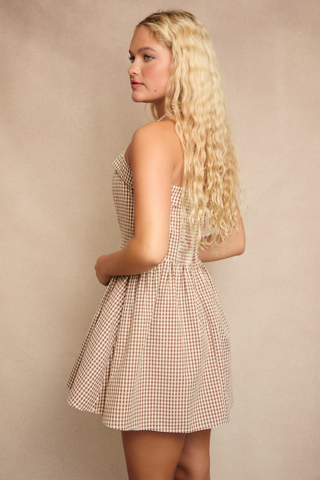 Love Me Not Gingham Dress- LAST S!!
