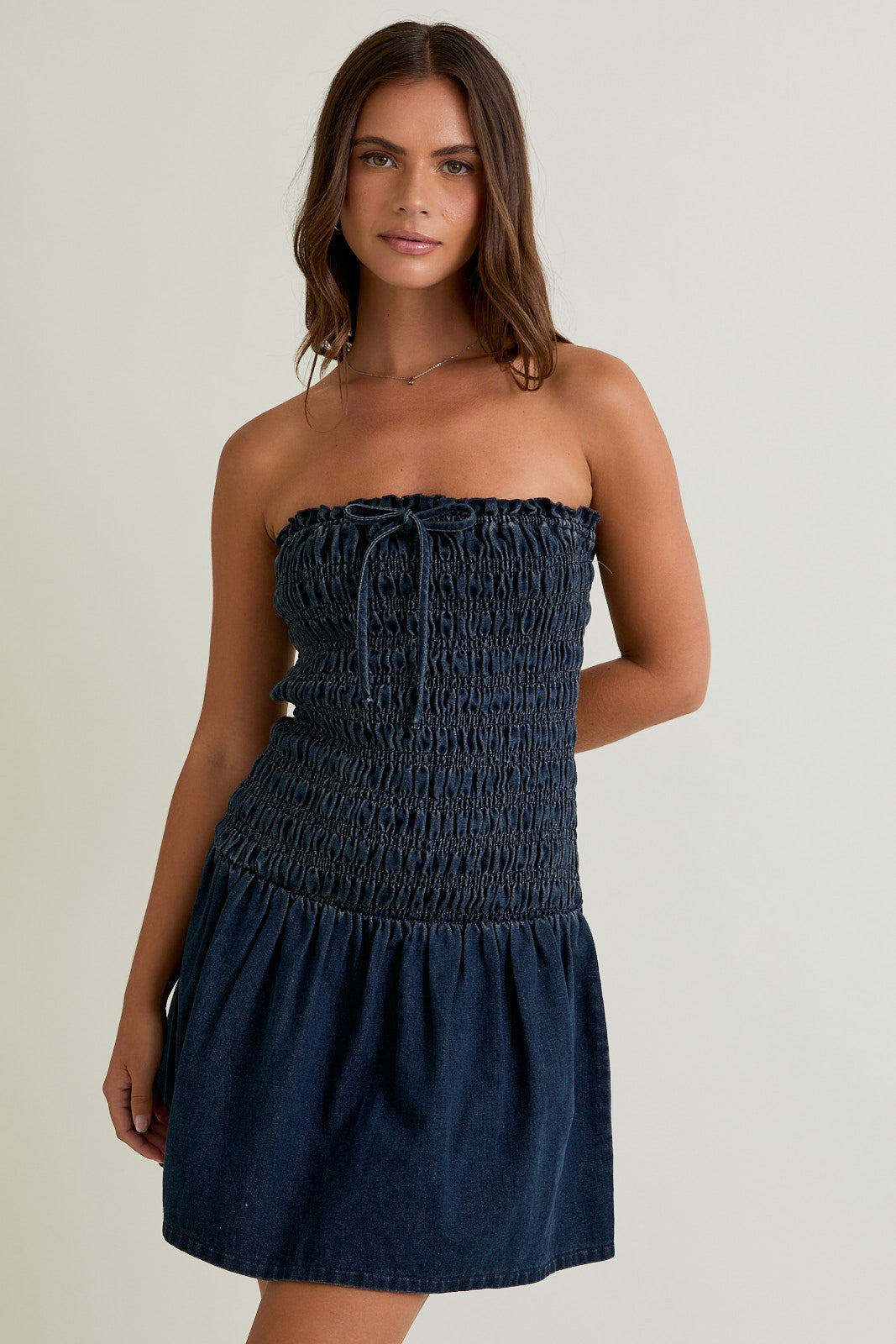 Starry Night Denim Dress- LAST L!!