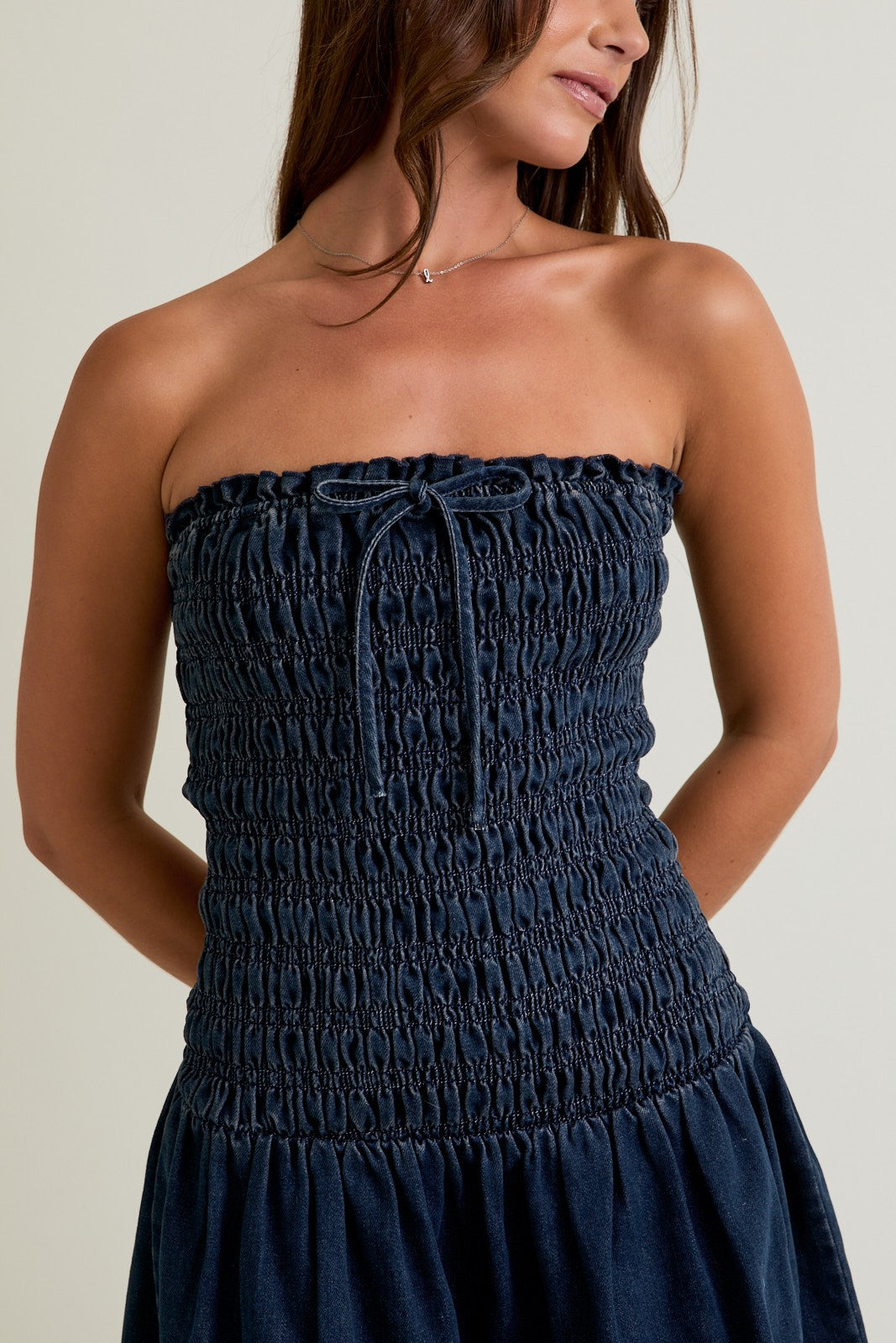 Starry Night Denim Dress- LAST L!!