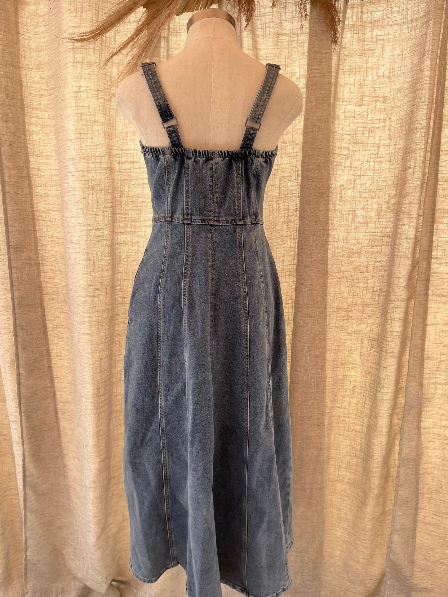 Sunday Stroll Denim Dress- LAST M!!