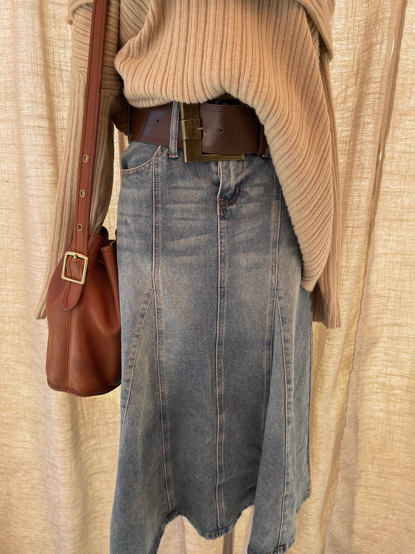 Made To Last Denim Skirt- LAST M!!