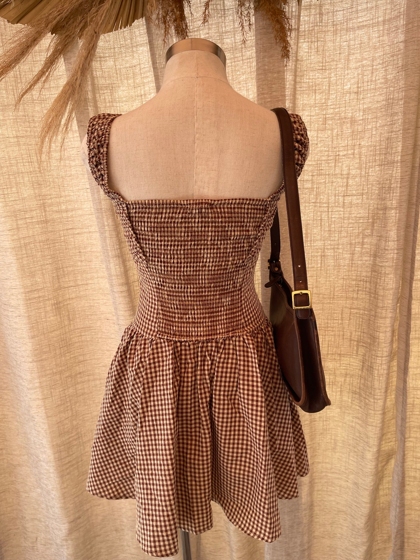 High Horse Gingham Dress- LAST S!!