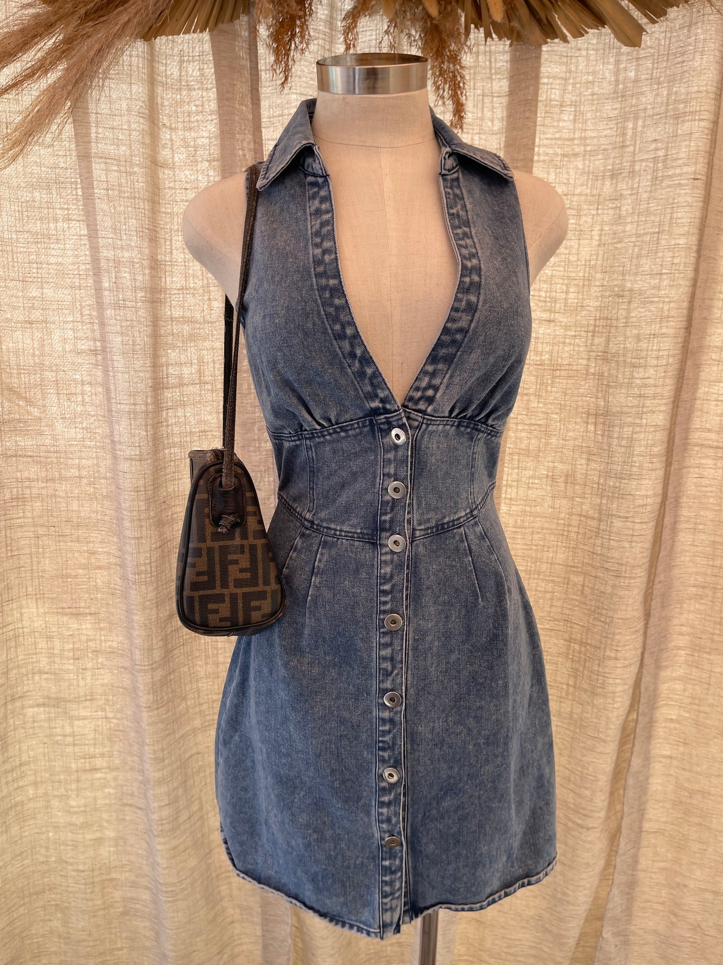 Eyes On Me Denim Dress