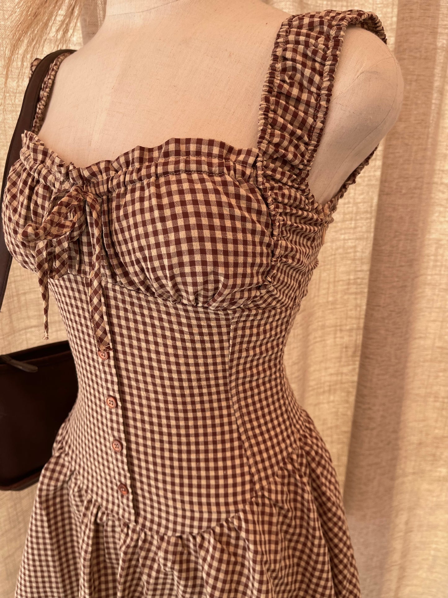 High Horse Gingham Dress- LAST S!!
