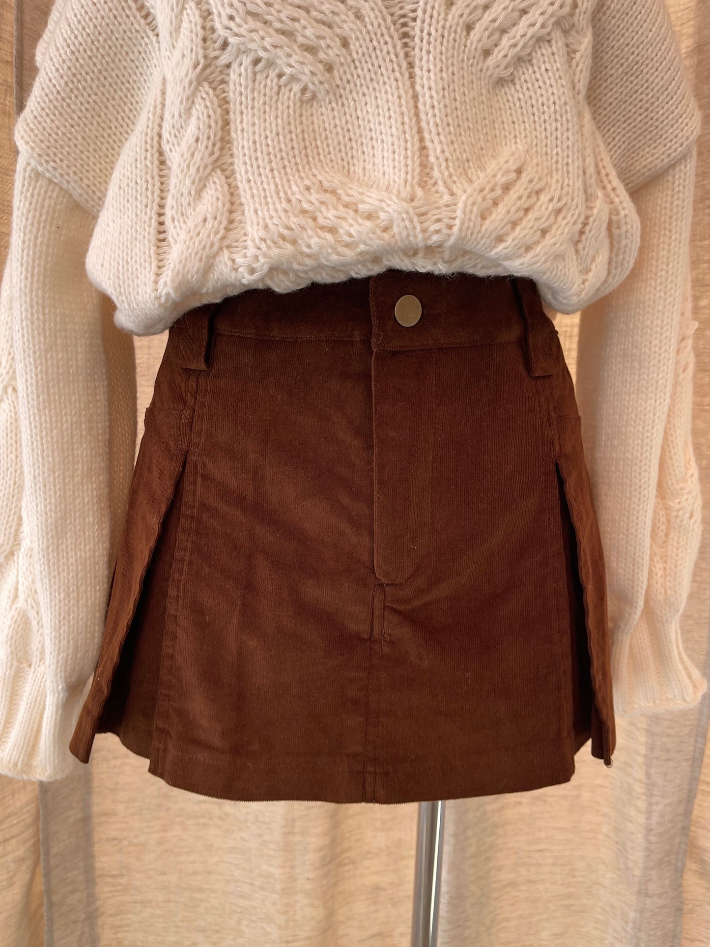 Faye Corduroy Skort