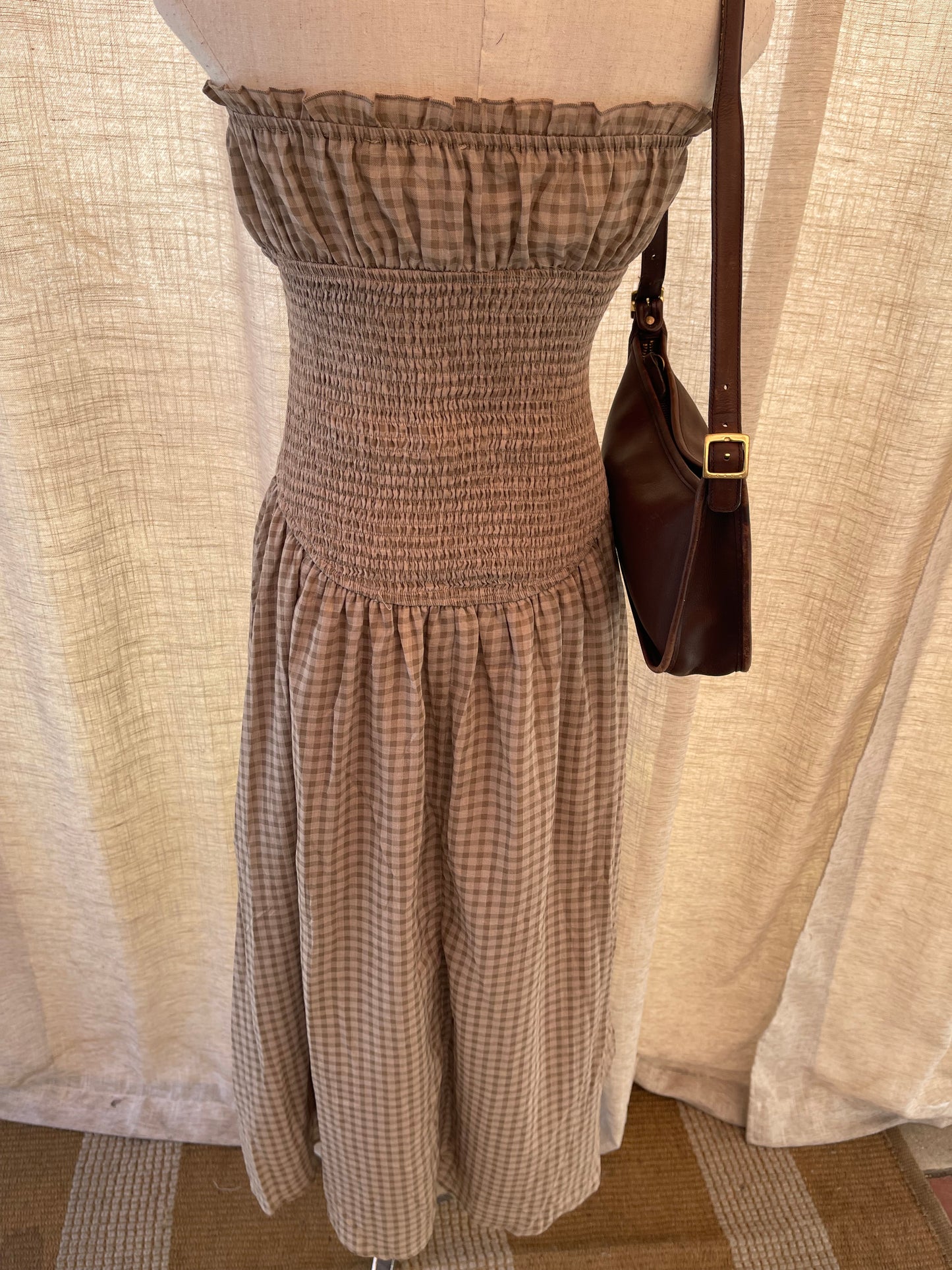 Dakota Gingham Dress- LAST S!!