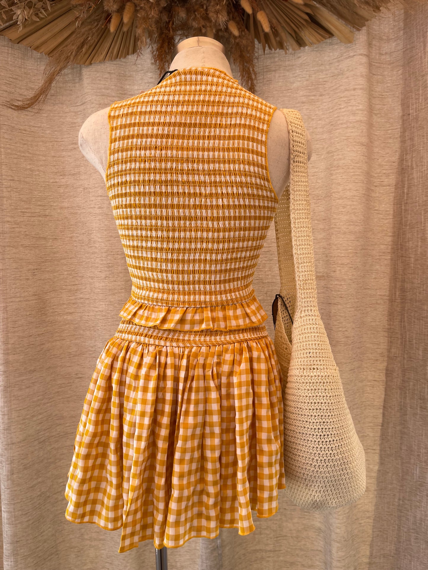 Oh Honey Gingham Set- LAST M!