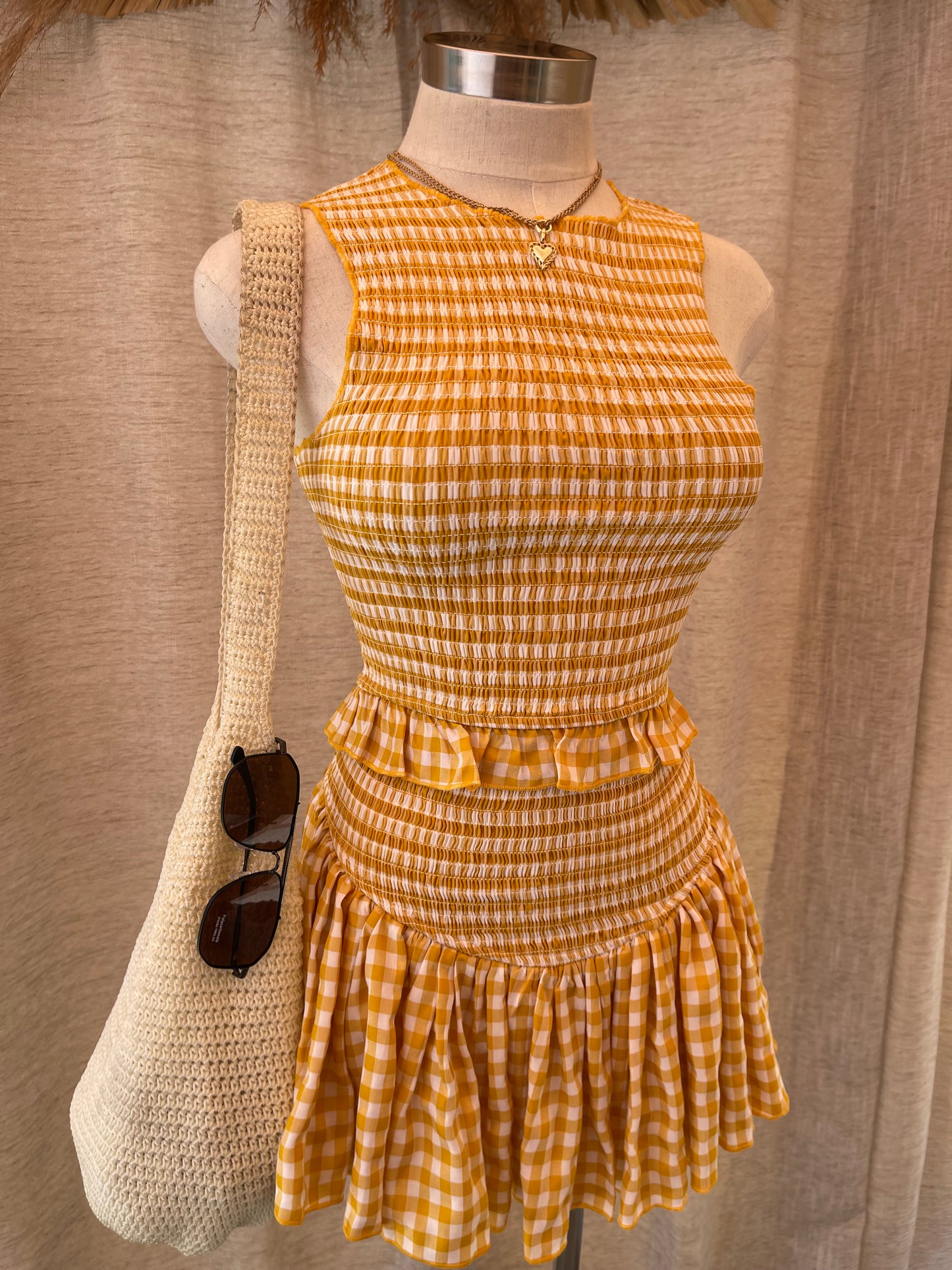 Oh Honey Gingham Set- LAST M!