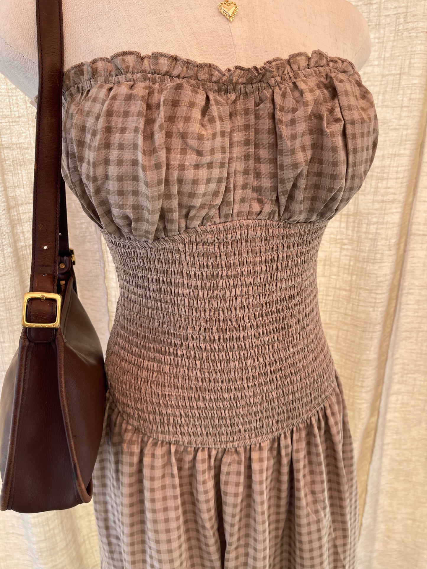 Dakota Gingham Dress- LAST S!!