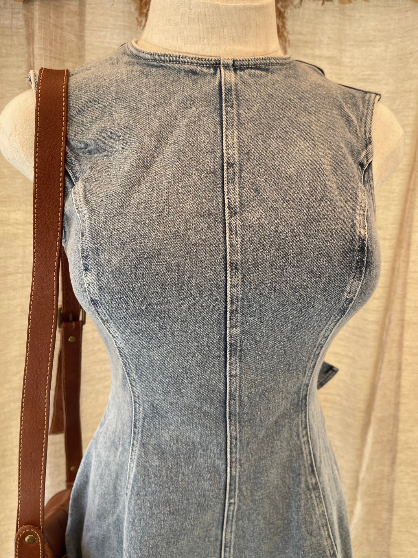 Haven Blue Bow Dress-LAST M!!