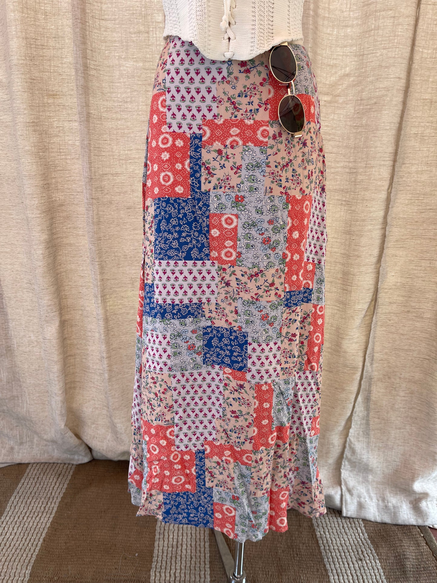 Let Me Go Paisley Skirt