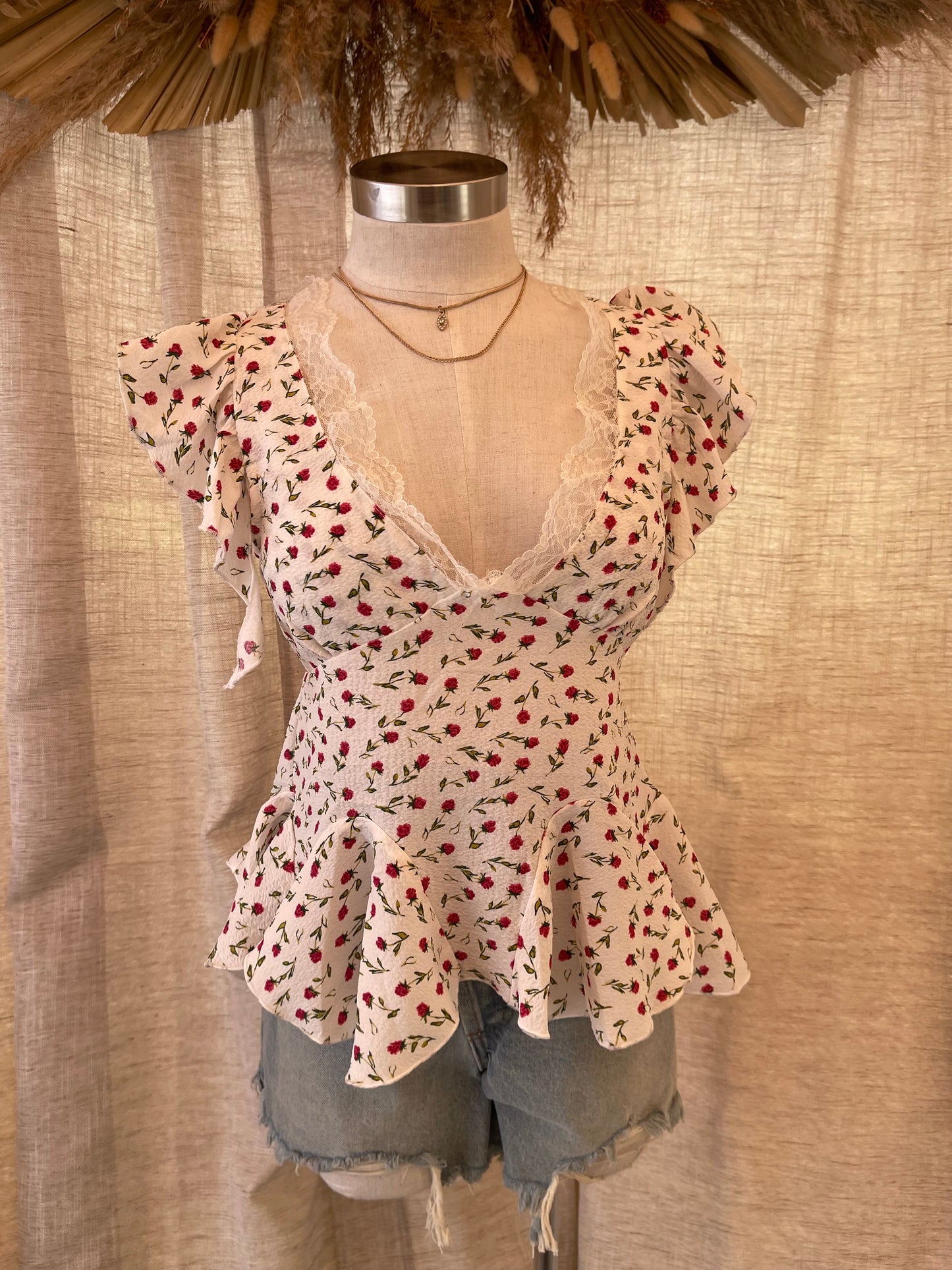 Floral Harmony Top- LAST S!!