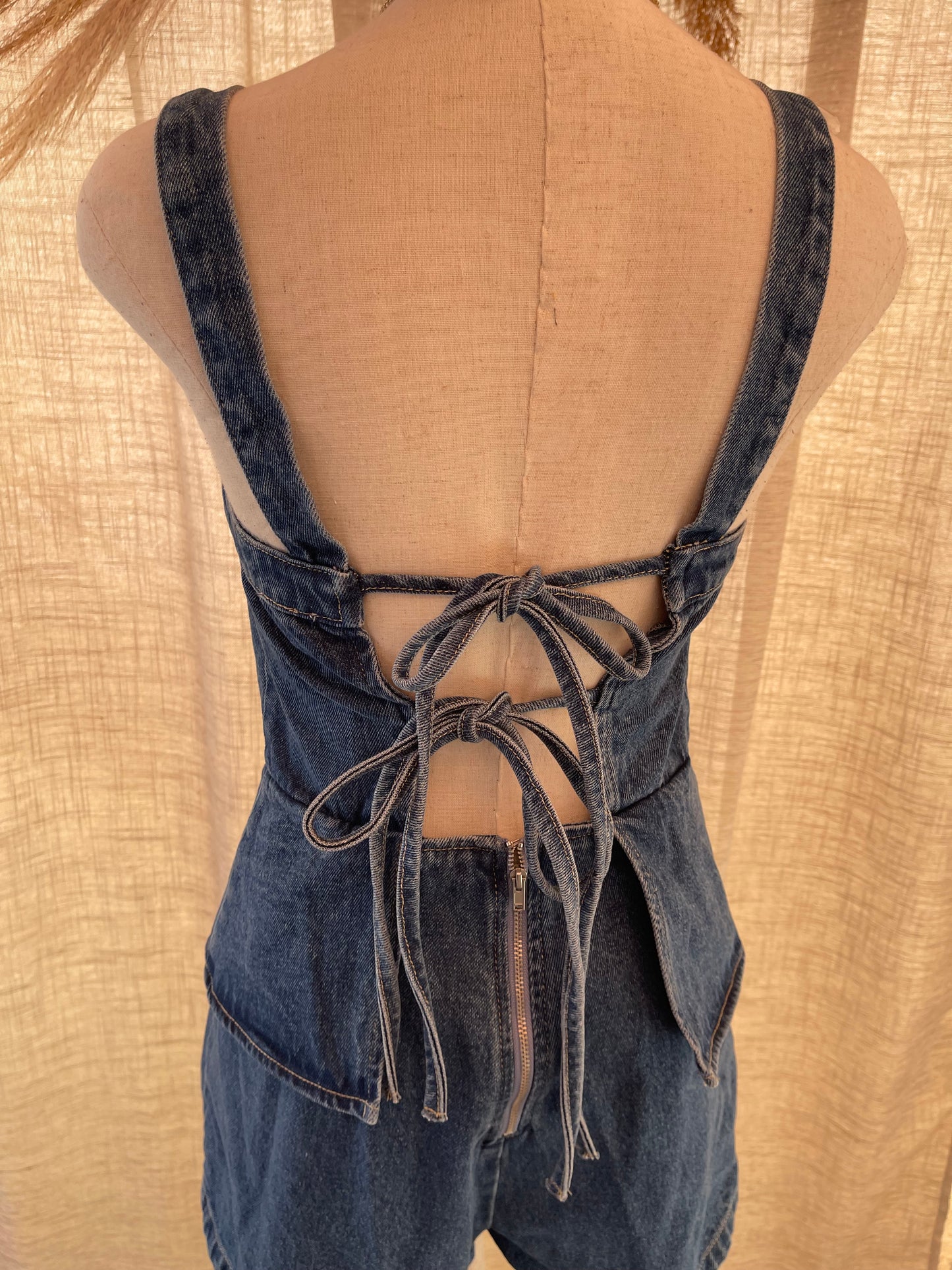 Penelope Denim Romper