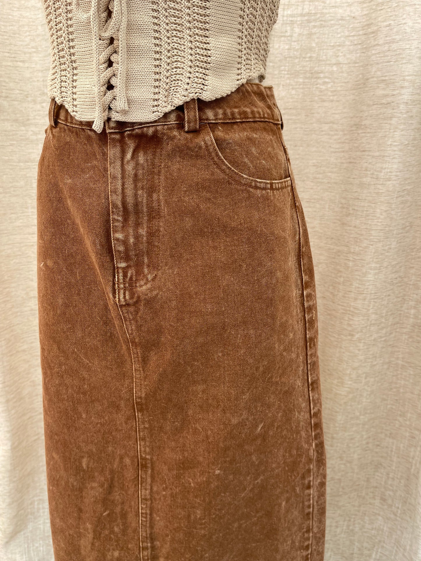 Come As You Are Denim Skirt- LAST M!!
