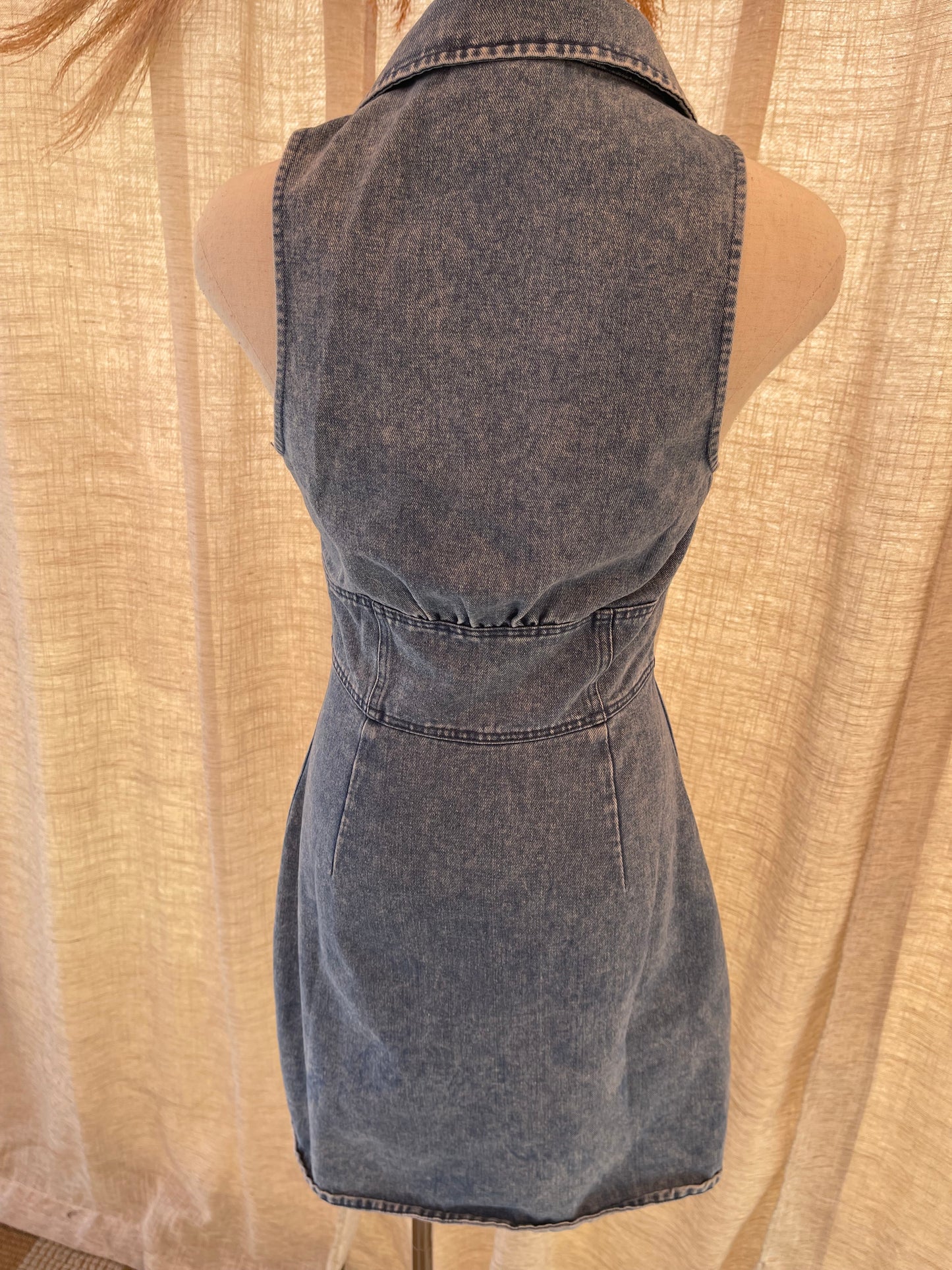 Eyes On Me Denim Dress