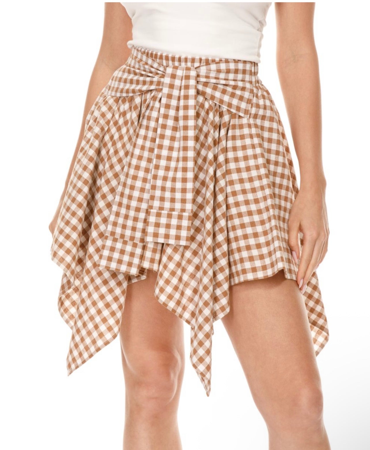 Keep On Dancing Gingham Skirt- LAST S!!
