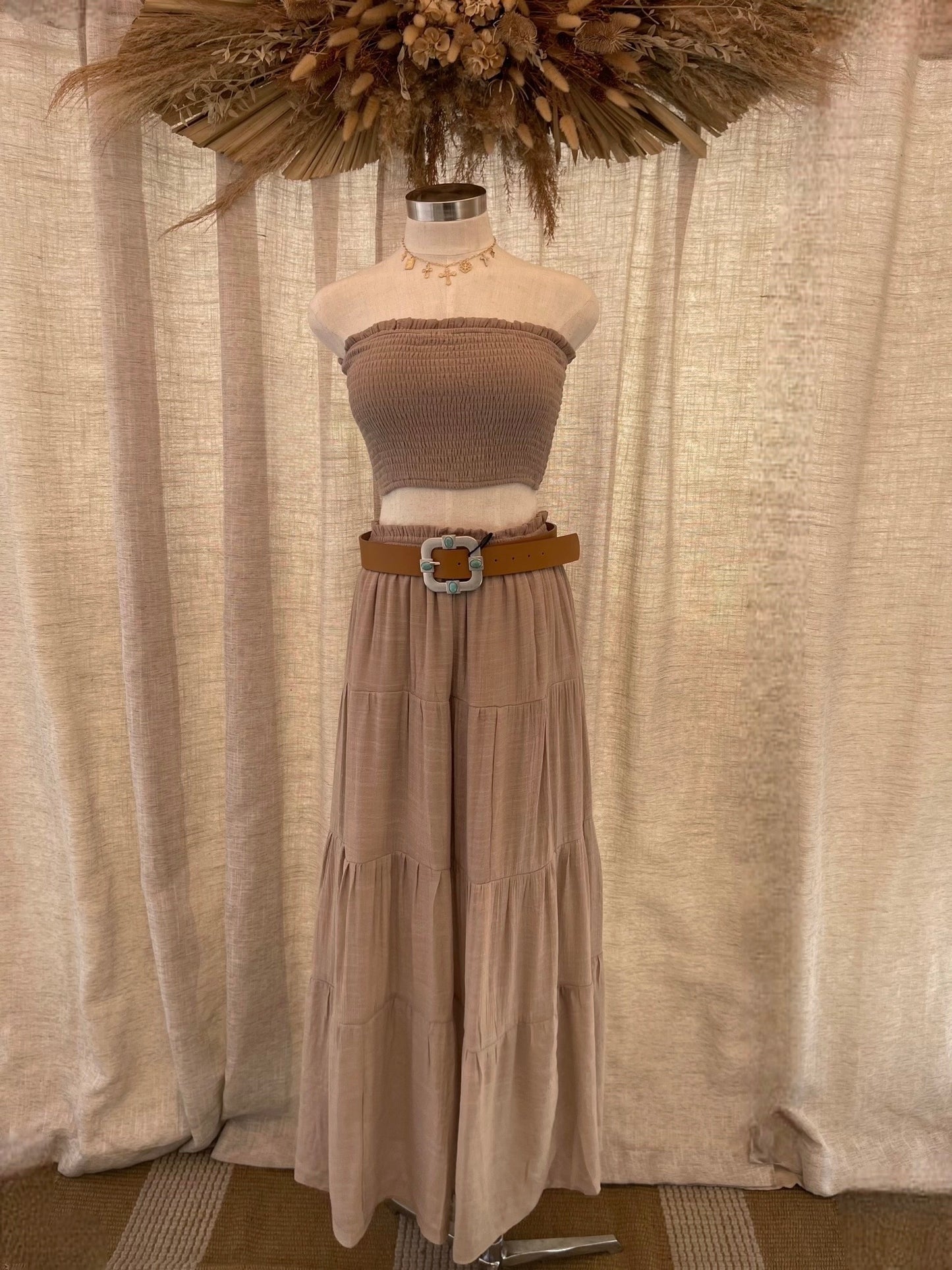 16 Carriages Skirt - Taupe- LAST M!!