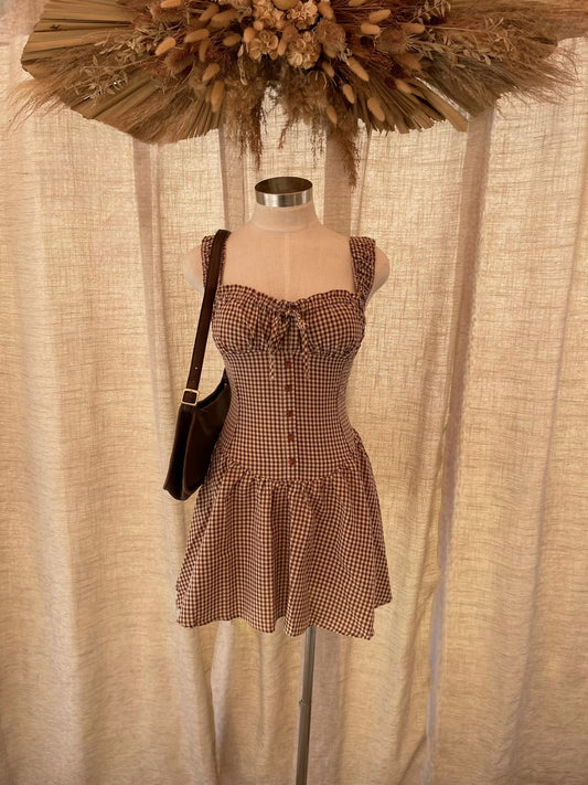 High Horse Gingham Dress- LAST S!!