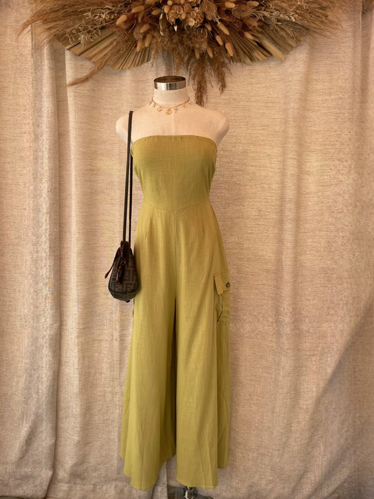 Your Next Move Jumpsuit - Matcha - LAST L!!