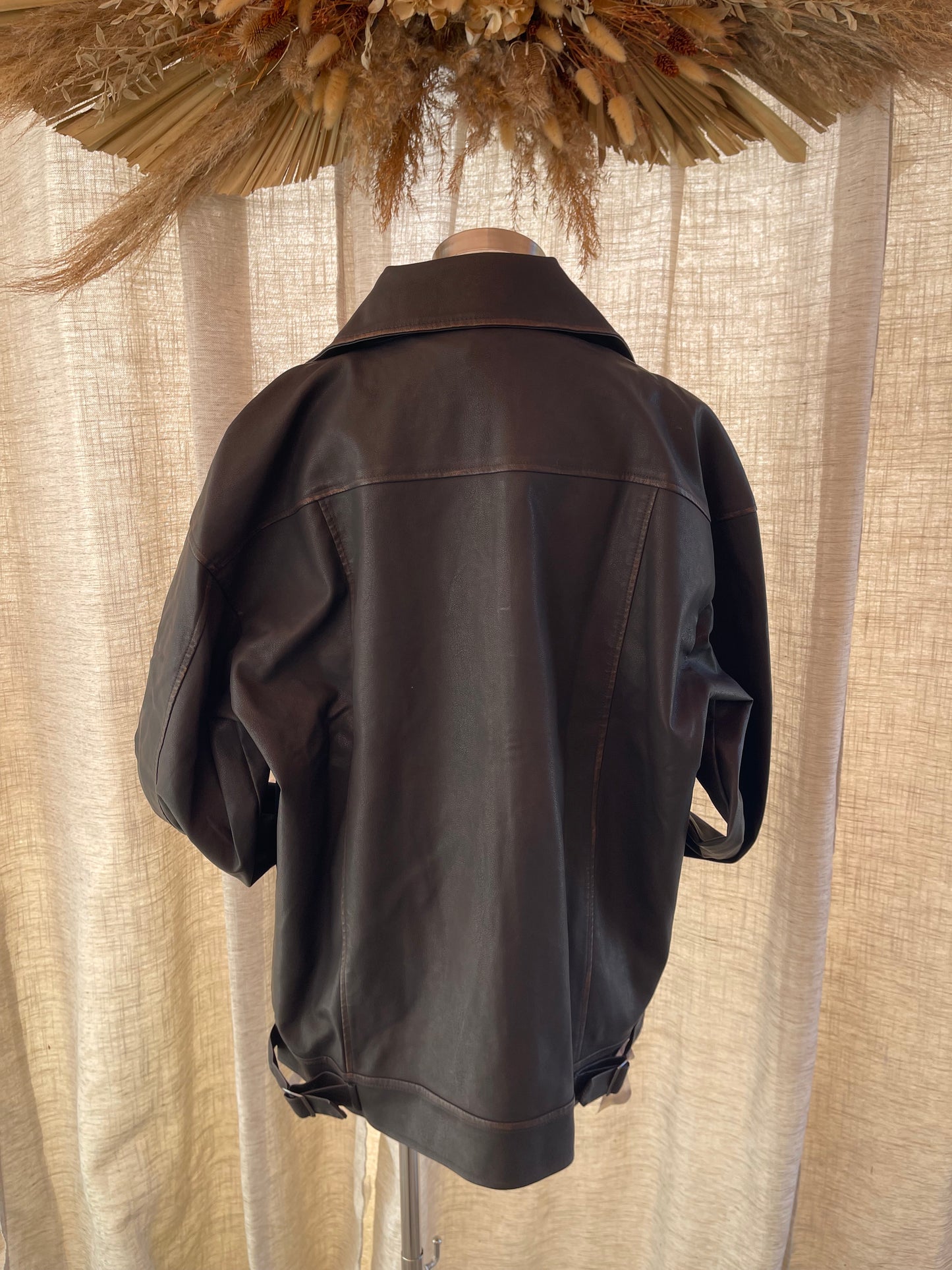 Lookin' At You Vintage Leather Jacket