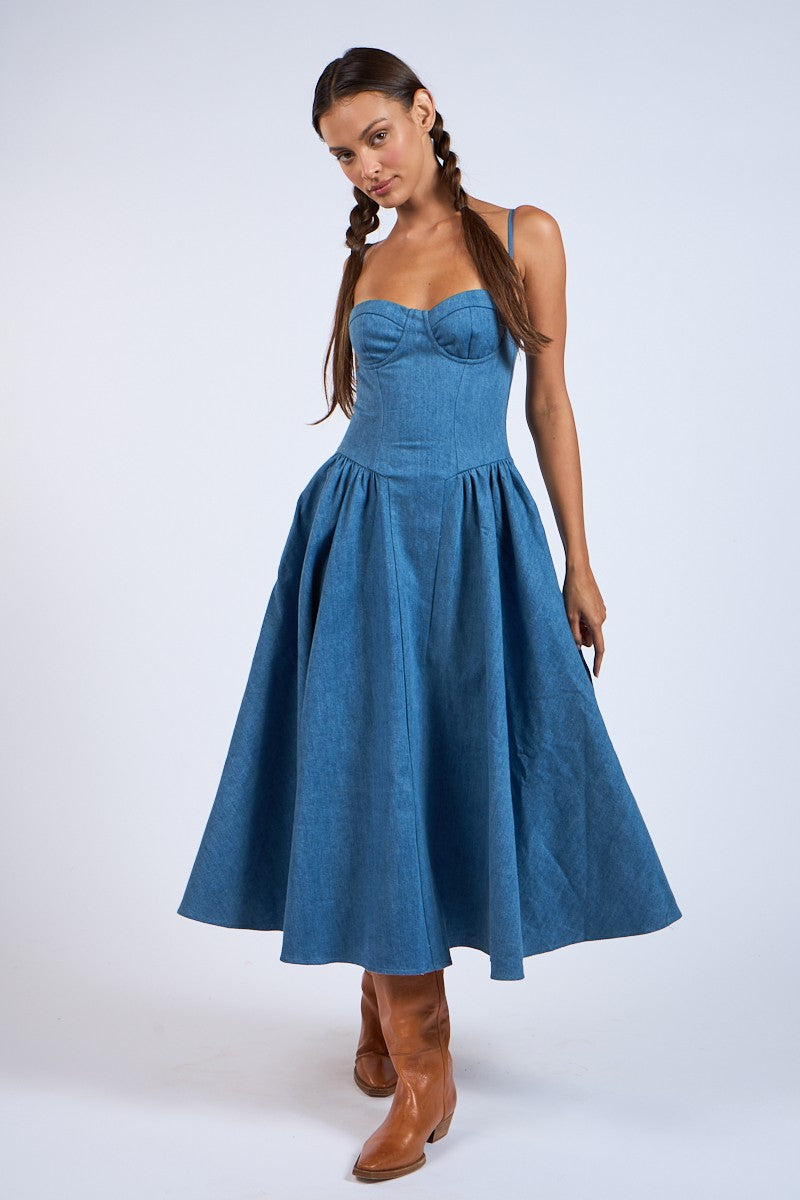 Heaven Sent Denim Dress
