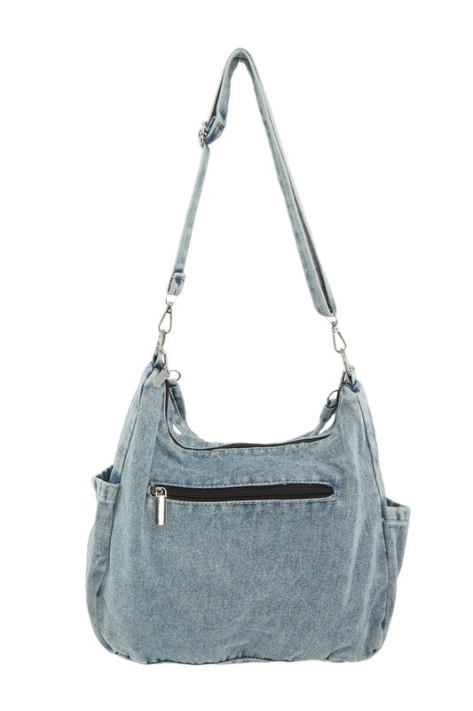 Denim Hobo Bag