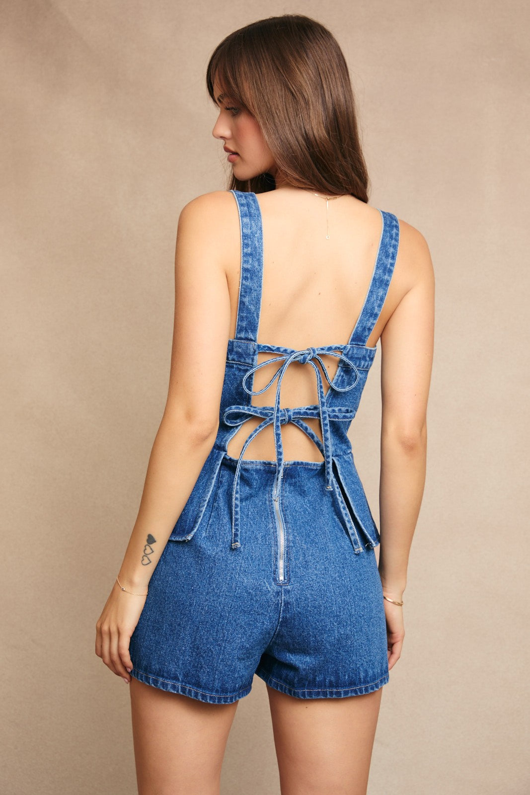 Penelope Denim Romper