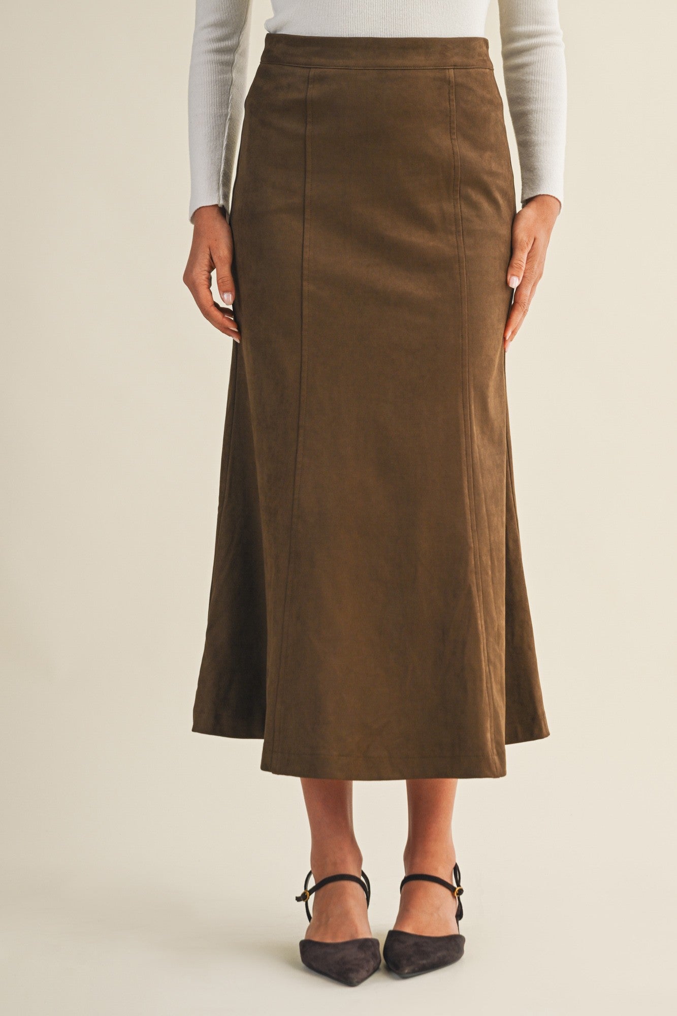 Hazel Lane Suede Skirt- LAST S!