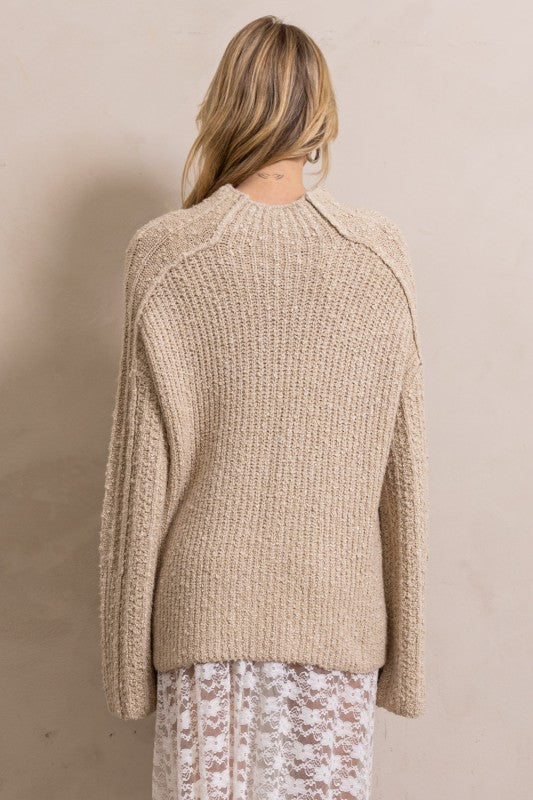 Warm Feeling Sweater- Beige