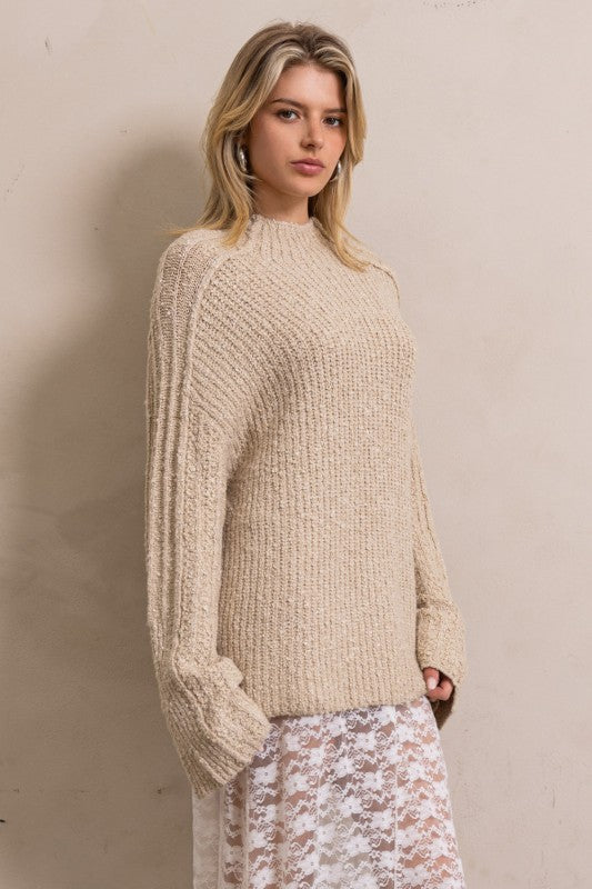 Warm Feeling Sweater- Beige