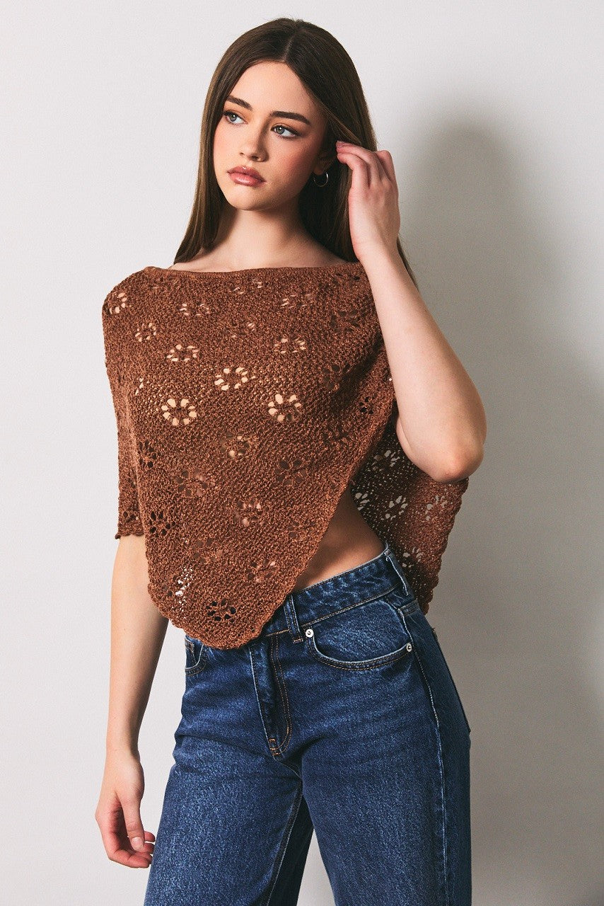 Pumpkin Spice Poncho