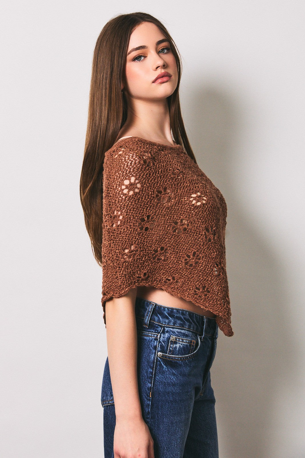 Pumpkin Spice Poncho