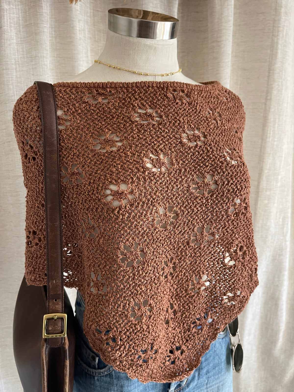 Pumpkin Spice Poncho