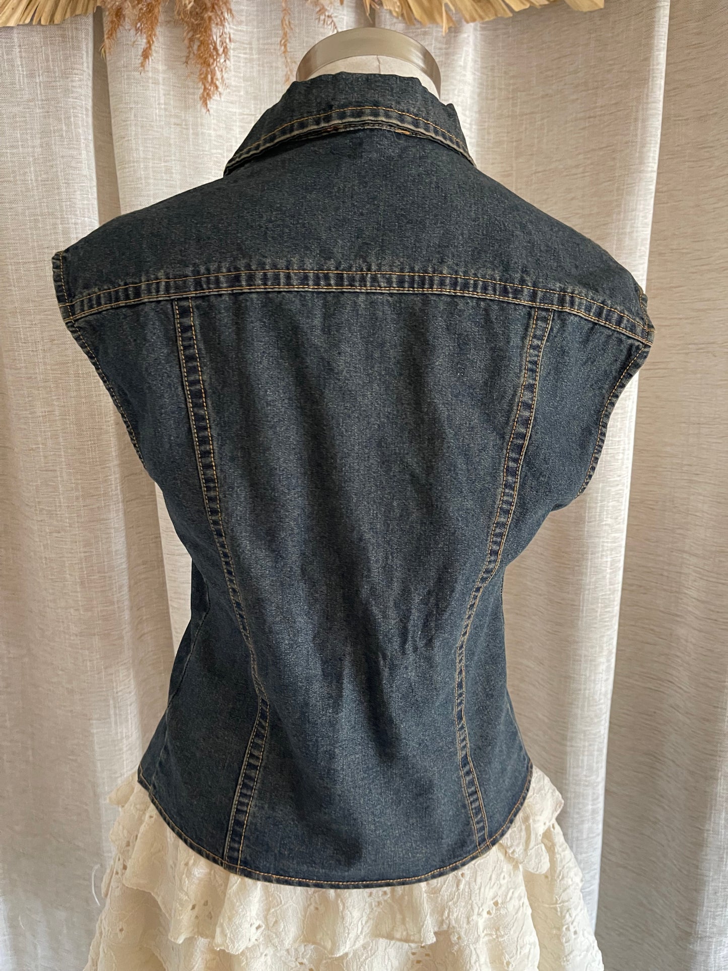 All Buttoned Up Denim Top