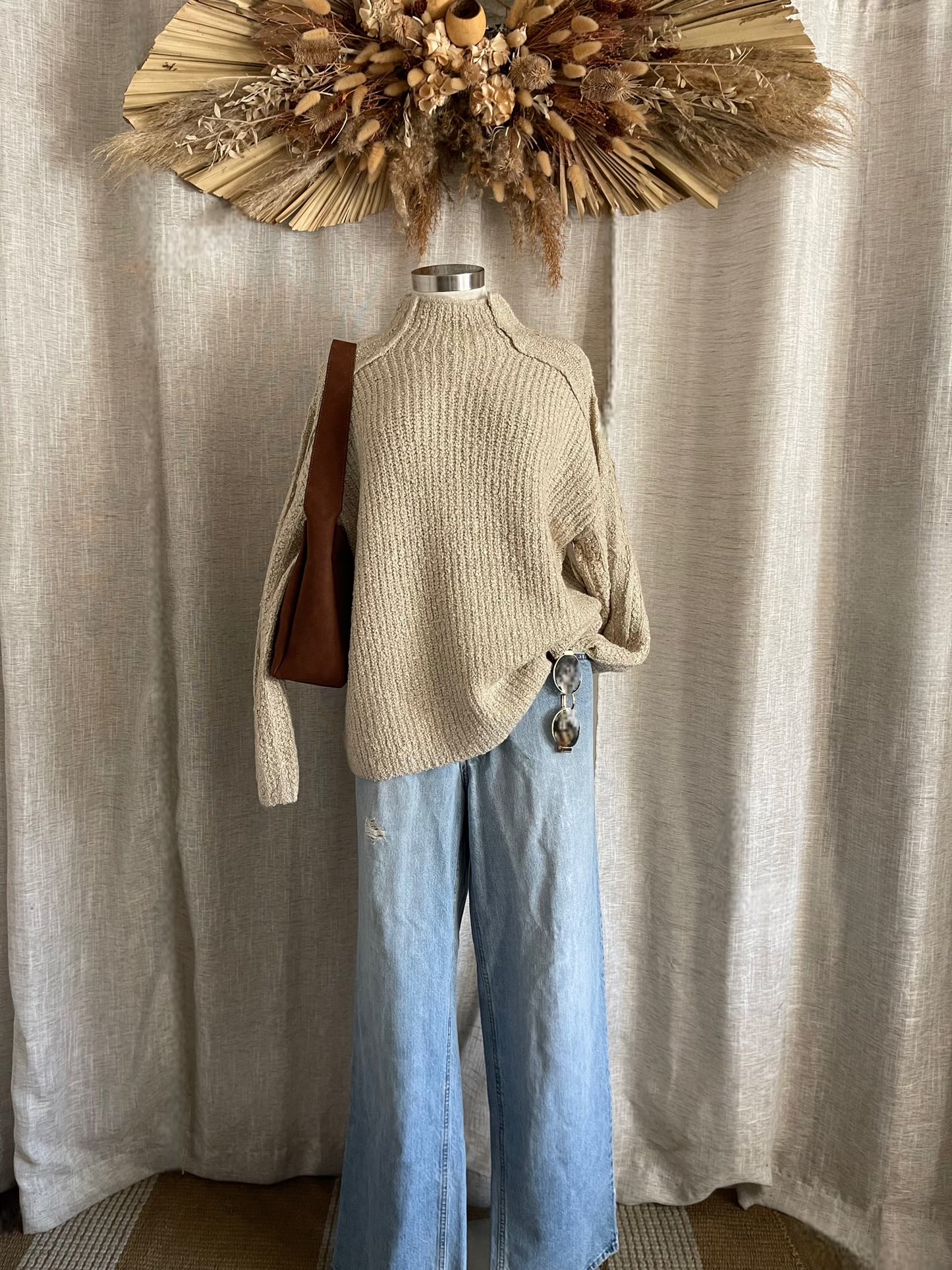 Warm Feeling Sweater- Beige