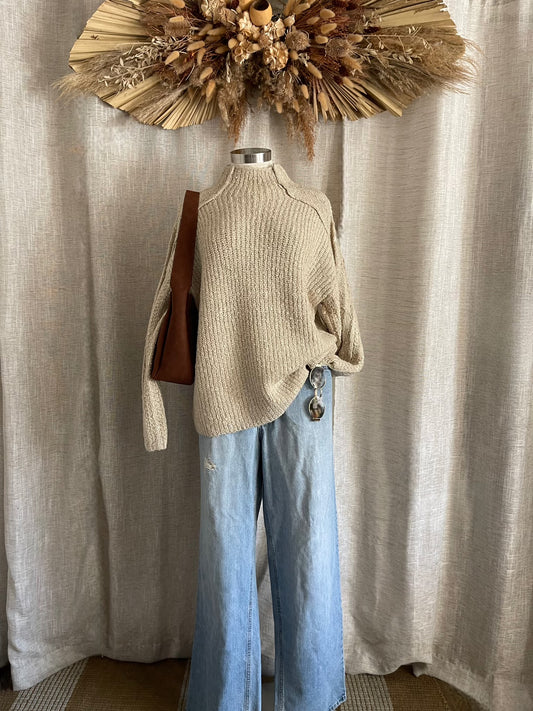 Warm Feeling Sweater- Beige