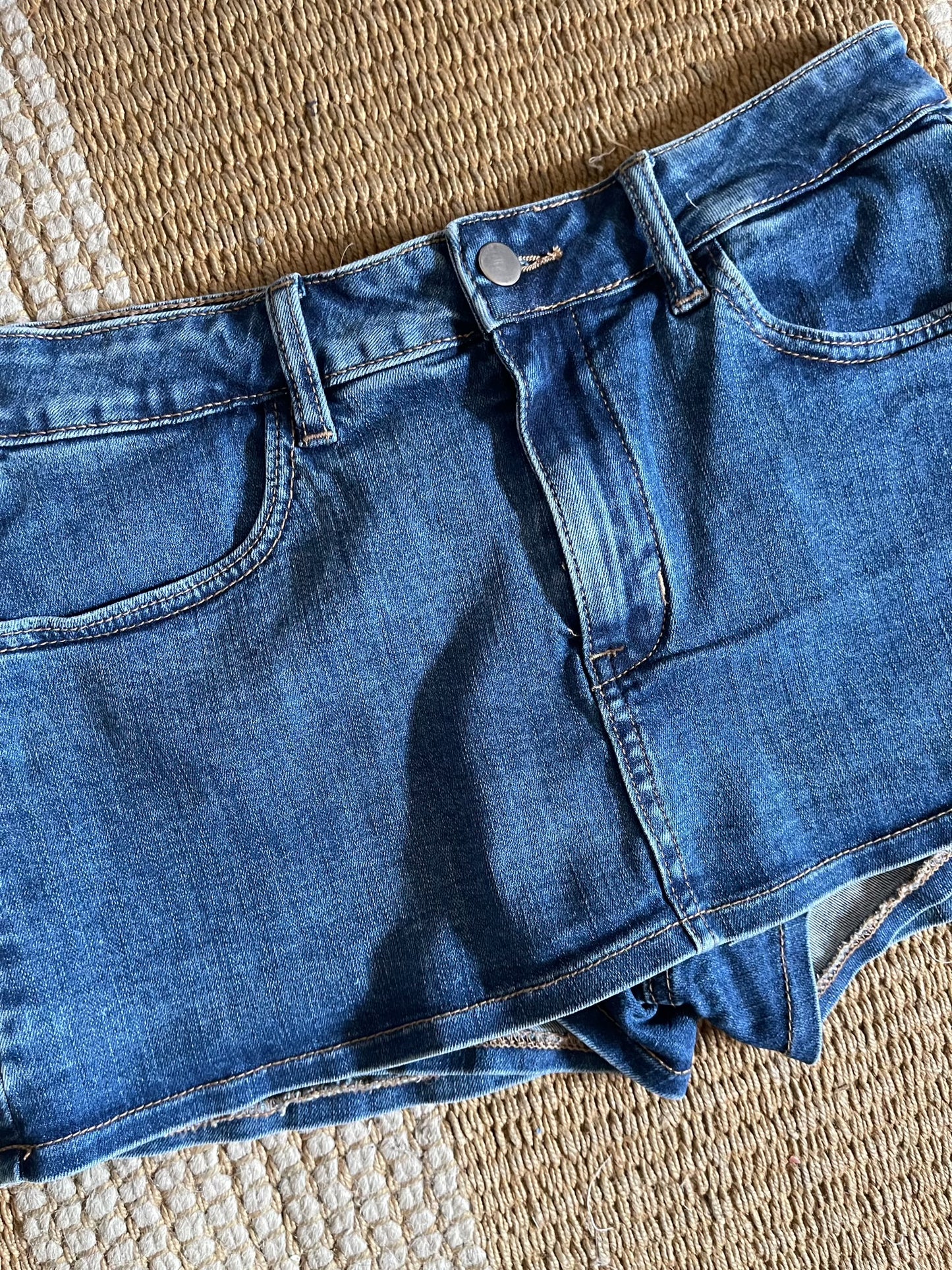 Can't Tame Her Denim Skort