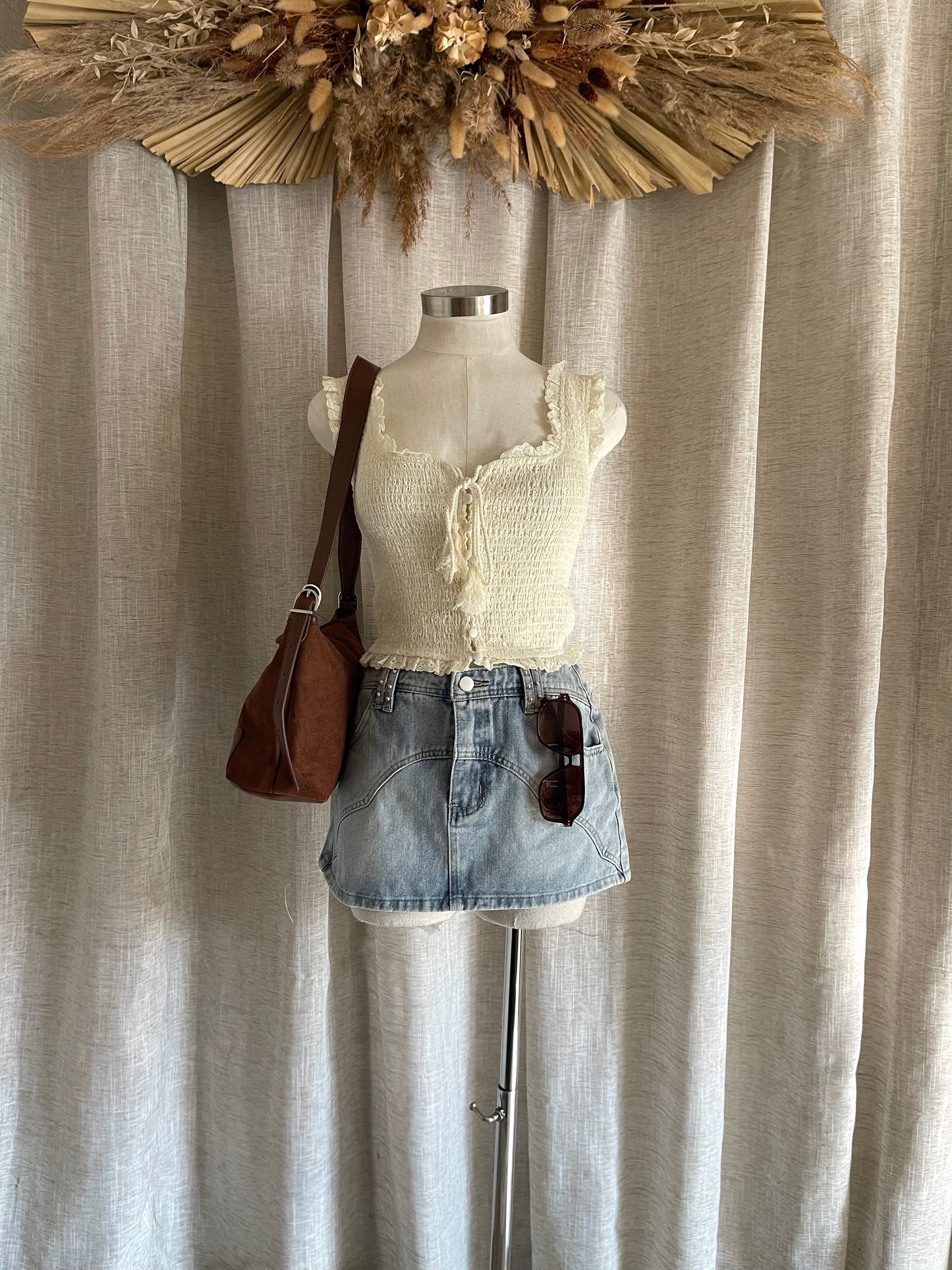 So Charmed Eyelet Top