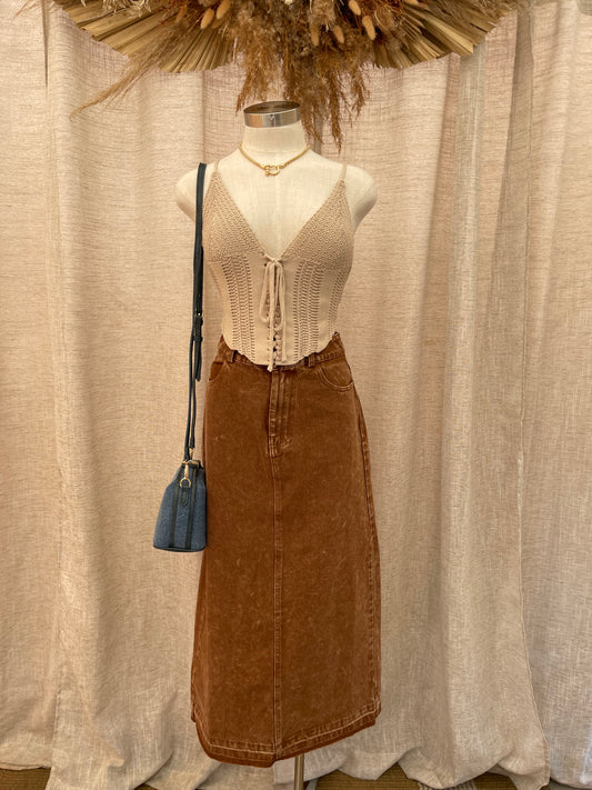 Come As You Are Denim Skirt