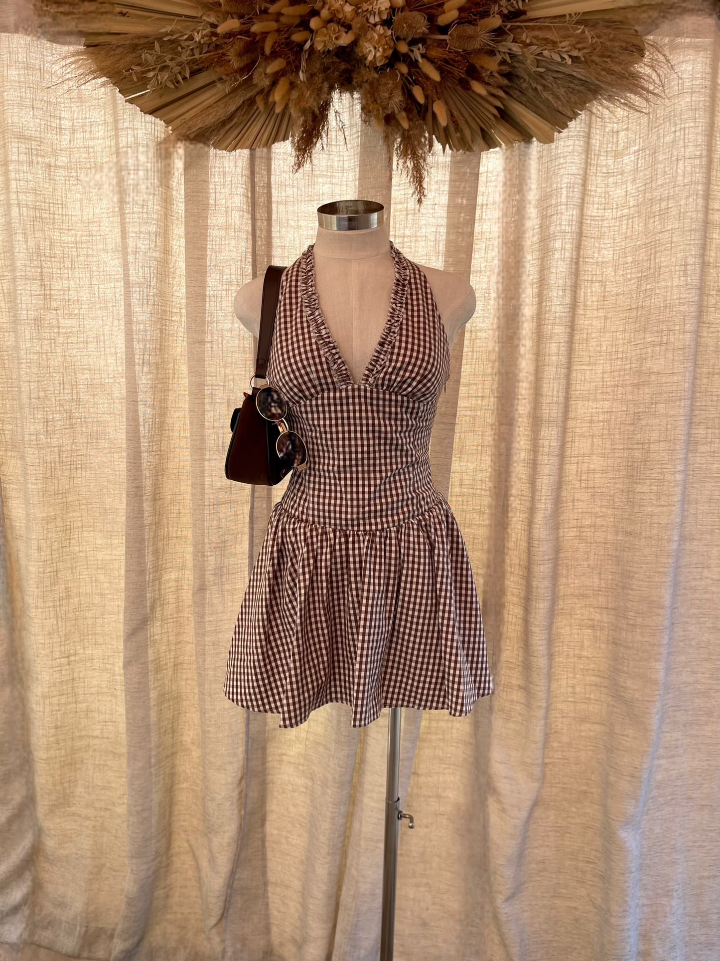 Sweet Honey Ginghams Dress