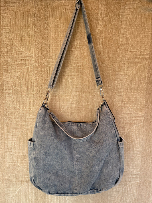 Denim Hobo Bag