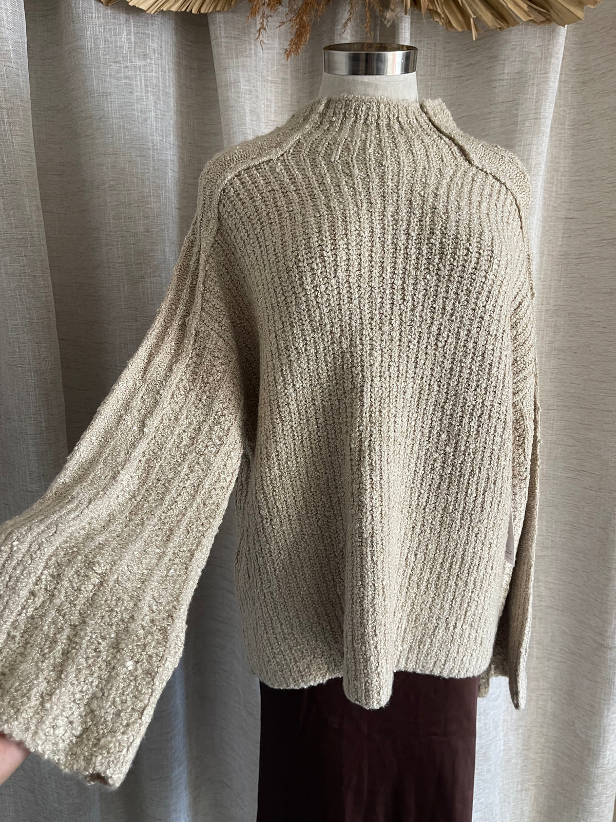 Fall Darling Sweater - Oat