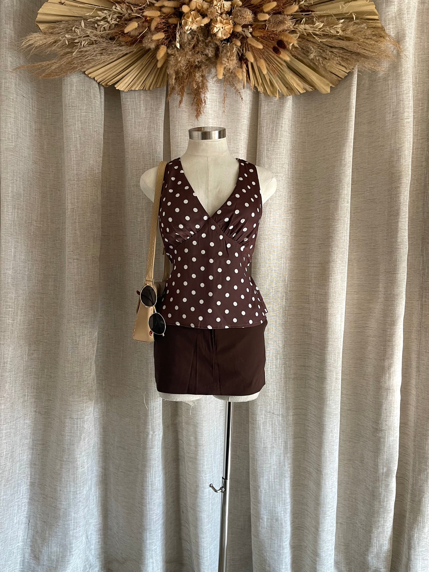 Sweet & Social Polka Dot Top