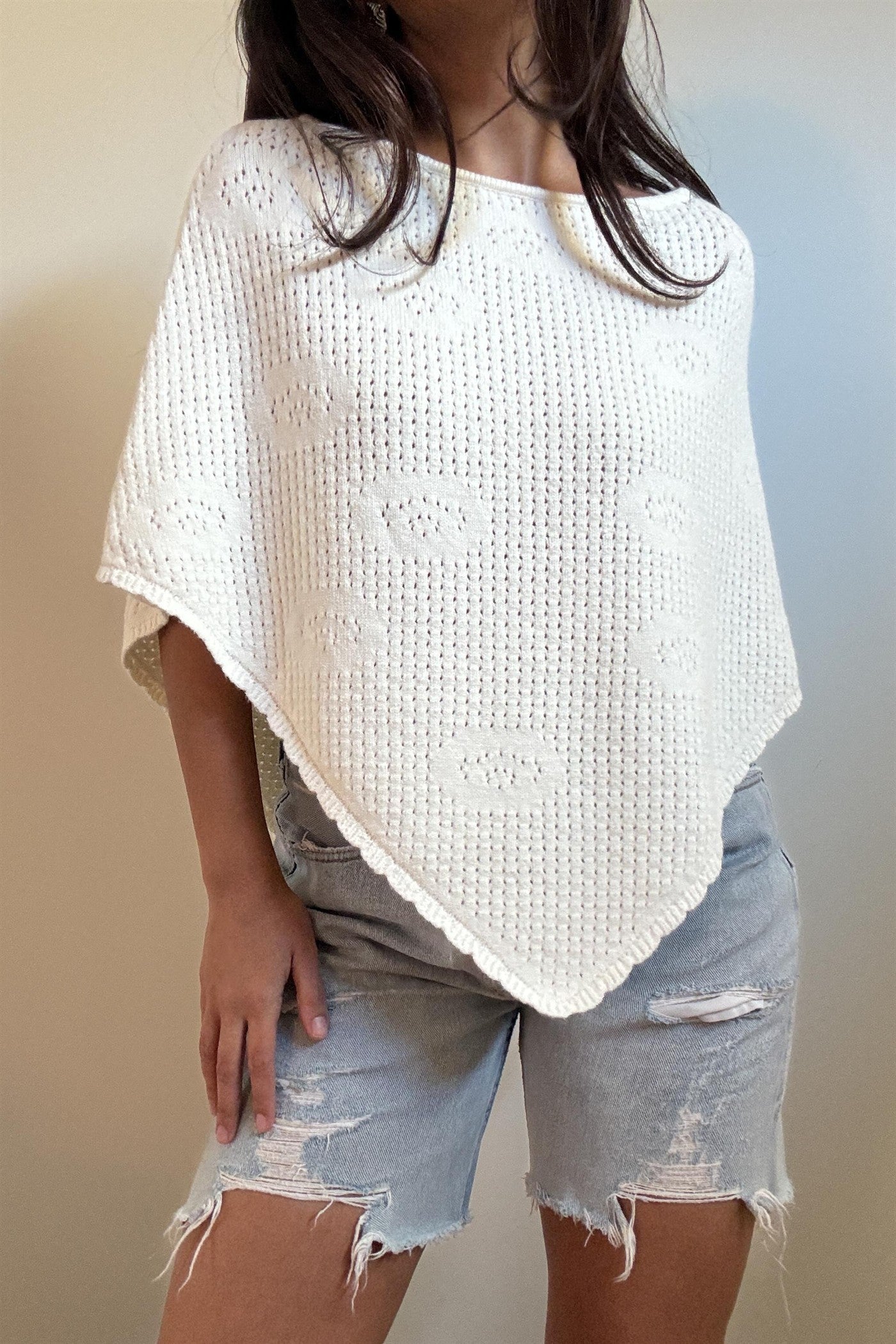 Sweet Petals Poncho