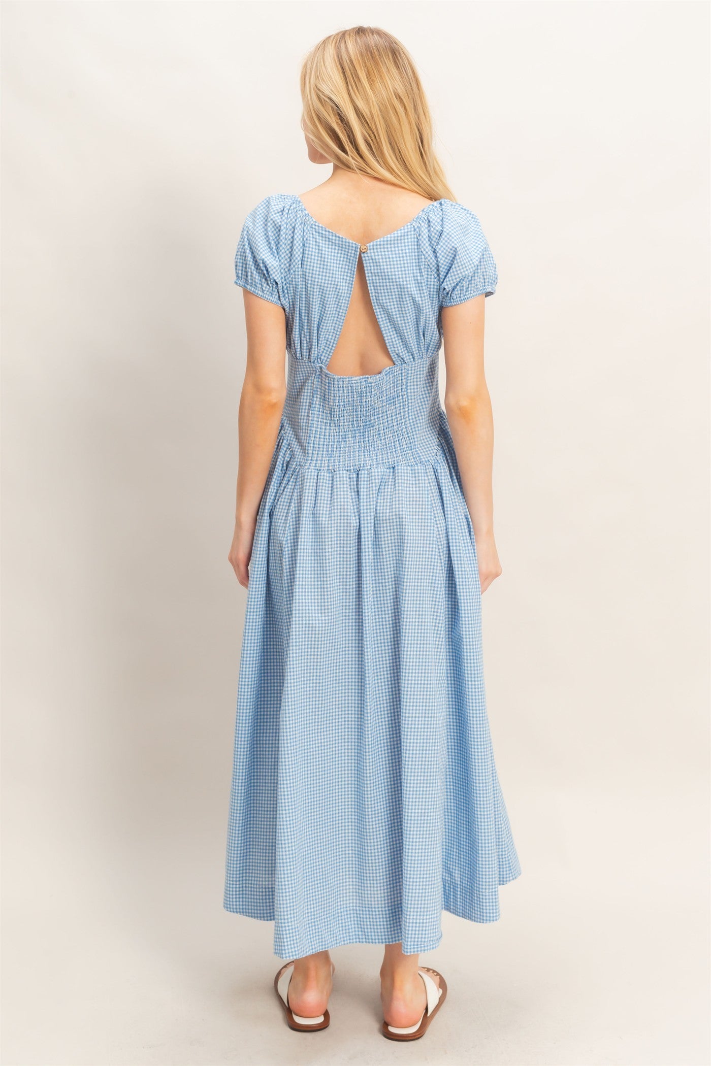 Countryside Gingham Dress - LAST L!