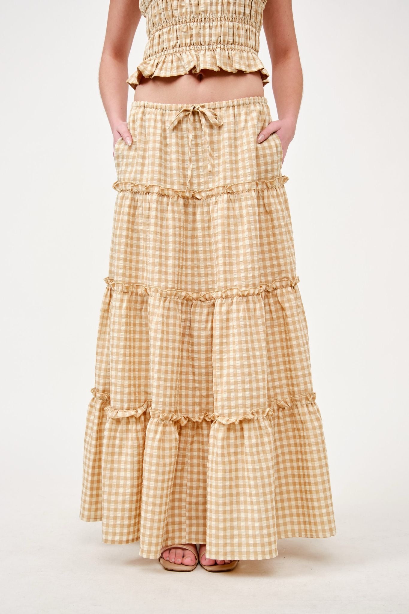 Sunset Lover Gingham Set