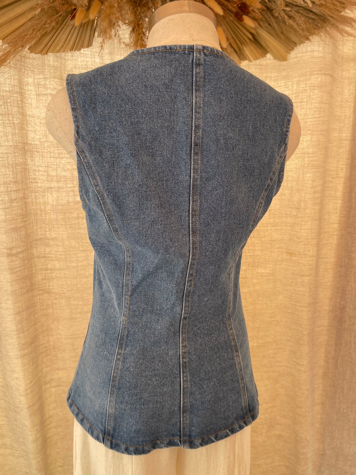 Desert Eagle Denim Vest Top