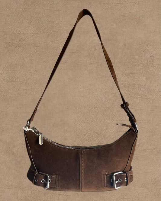 Belt It Out Suede Bag