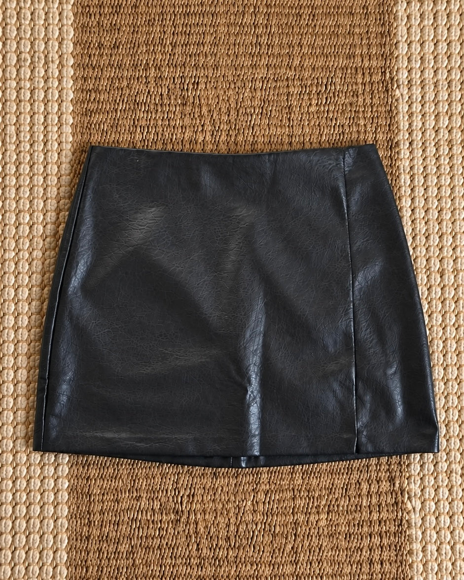 Ember Faux Leather Skirt